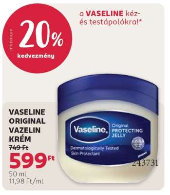 VASELINE ORIGINAL VAZELIN KRÉM