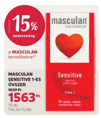 MASCULAN SENSITIVE 1-ES ÓVSZER