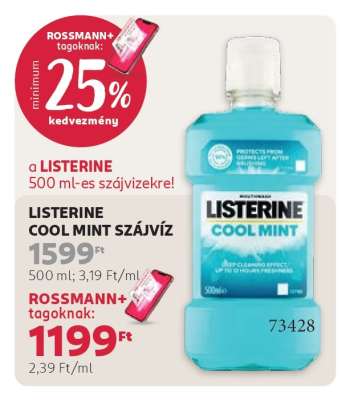 Listerine Cool Mint szájvíz