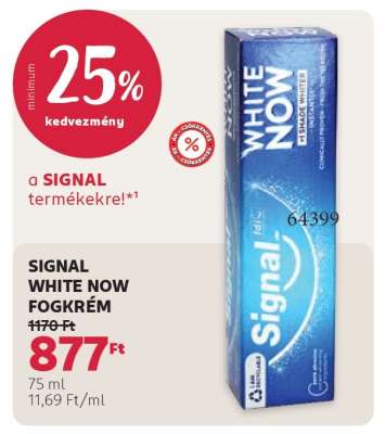 SIGNAL WHITE NOW FOGKRÉM
