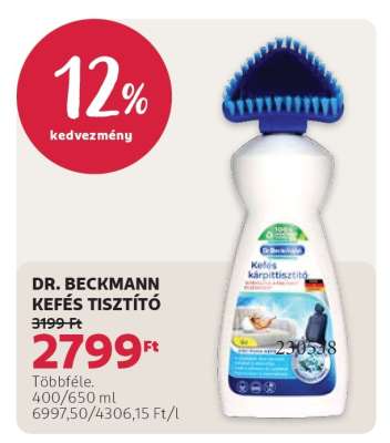 DR. BECKMANN KEFÉS TISZTÍTÓ