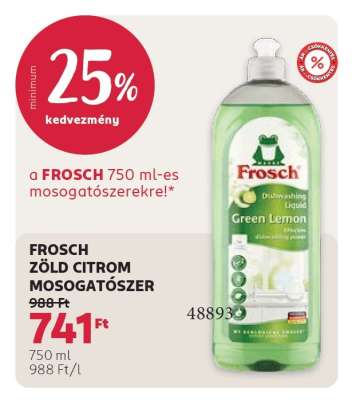 FROSCH ZÖLD CITROM MOSOGATÓSZER