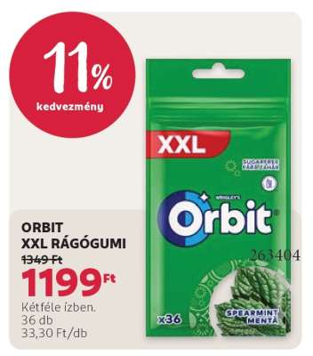 ORBIT XXL rágógumi