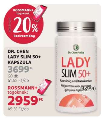 DR. CHEN LADY SLIM 50+ KAPSZULA