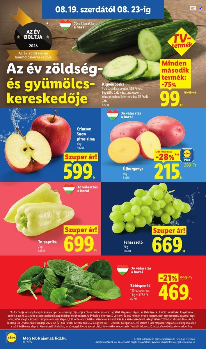 Lidl akciós újság érvényes:  - 2026.08.19 - 2026.08.26. 4. oldal Oldal 4