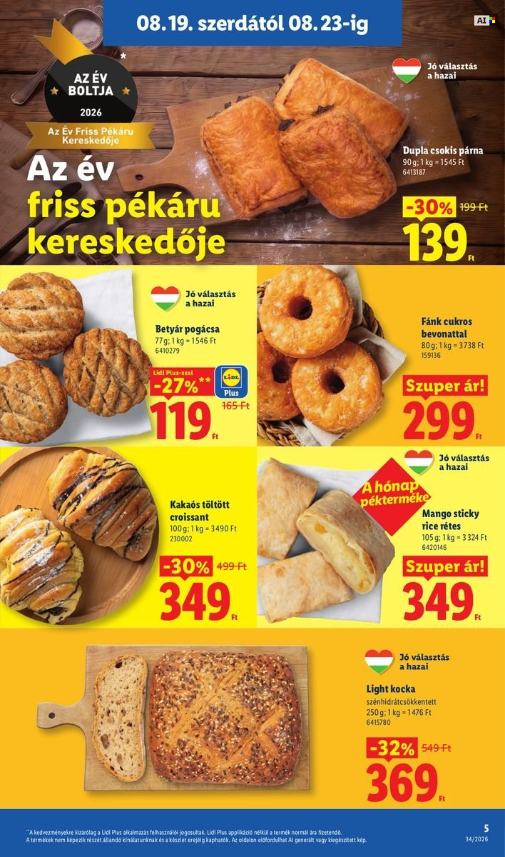 Lidl akciós újság érvényes:  - 2026.08.19 - 2026.08.26. 5. oldal Oldal 5