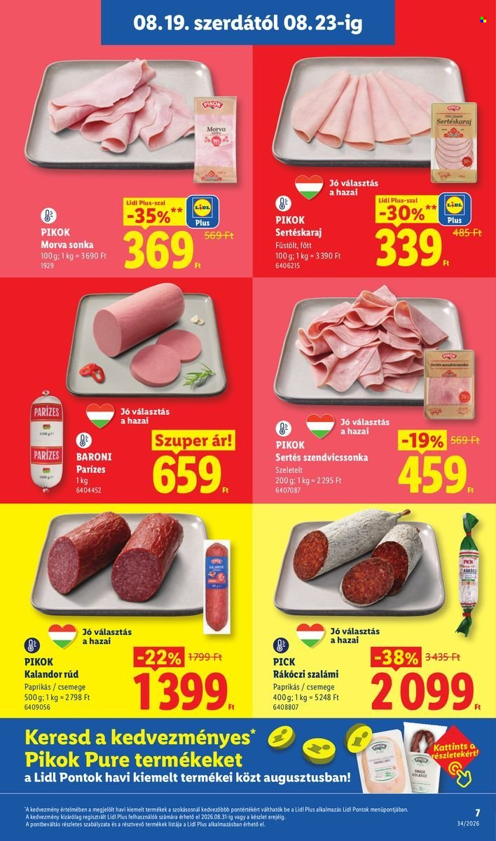 Lidl akciós újság érvényes:  - 2026.08.19 - 2026.08.26. 7. oldal Oldal 7