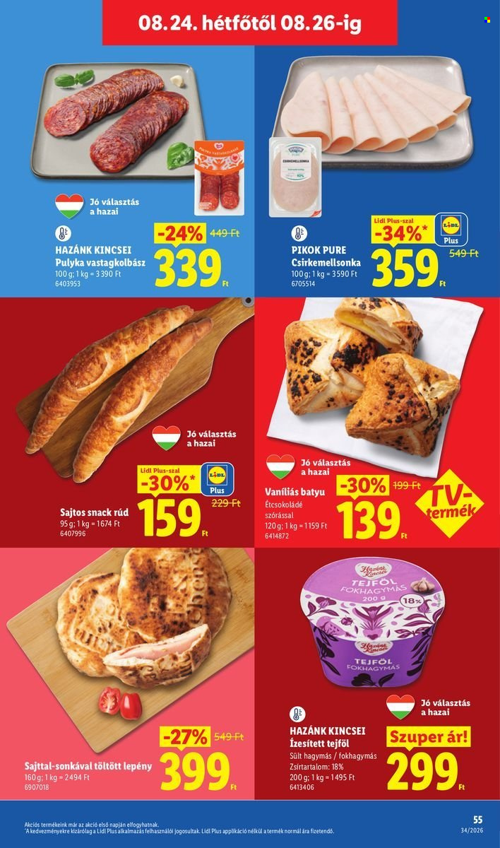 Lidl akciós újság érvényes:  - 2026.08.19 - 2026.08.26. 55. oldal Oldal 55