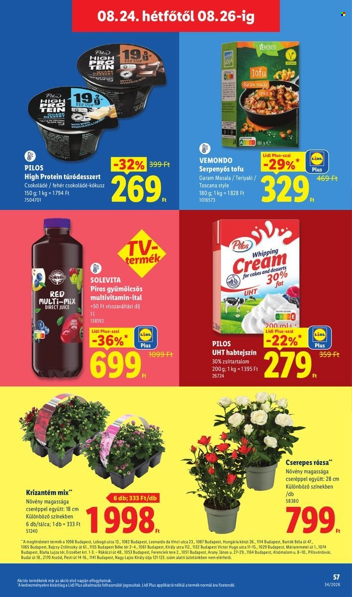 Lidl akciós újság érvényes:  - 2026.08.19 - 2026.08.26. 57. oldal Oldal 57