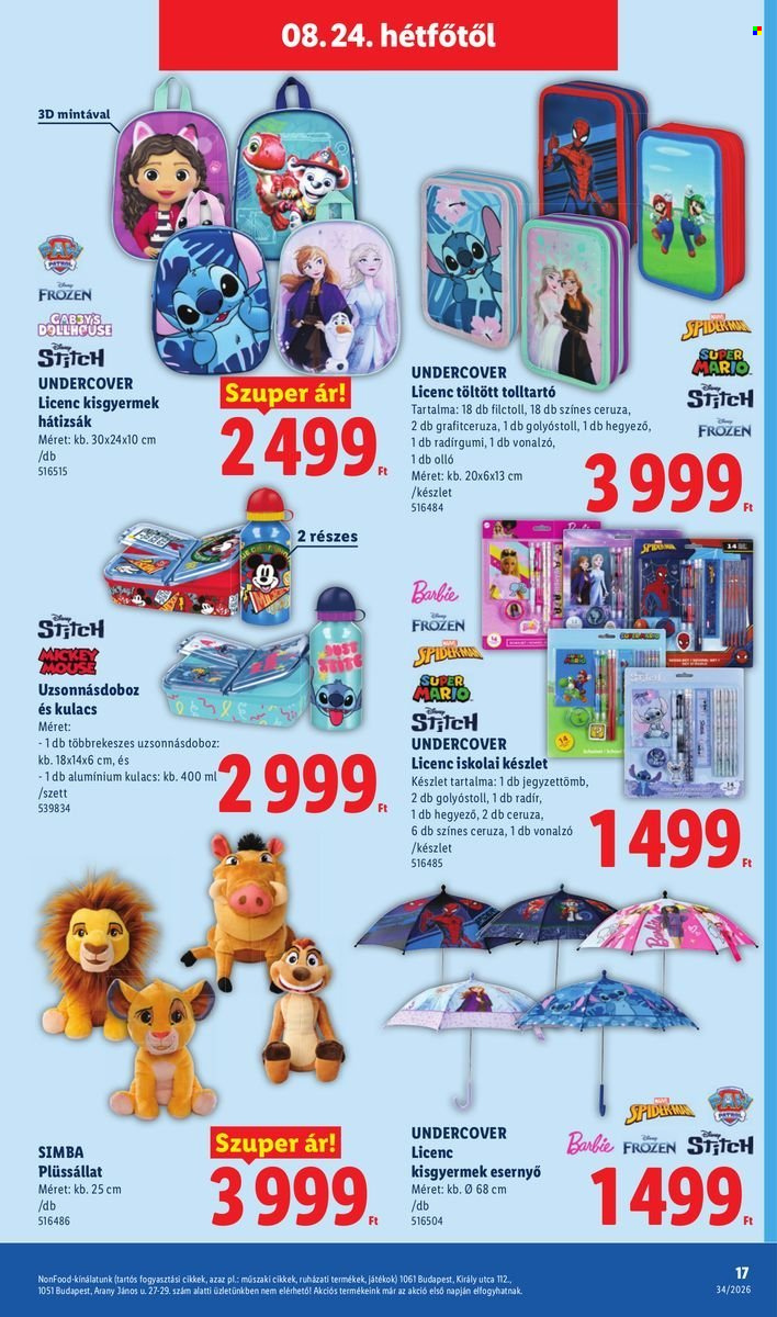 Lidl akciós újság érvényes:  - 2026.08.19 - 2026.08.26. 17. oldal Oldal 17