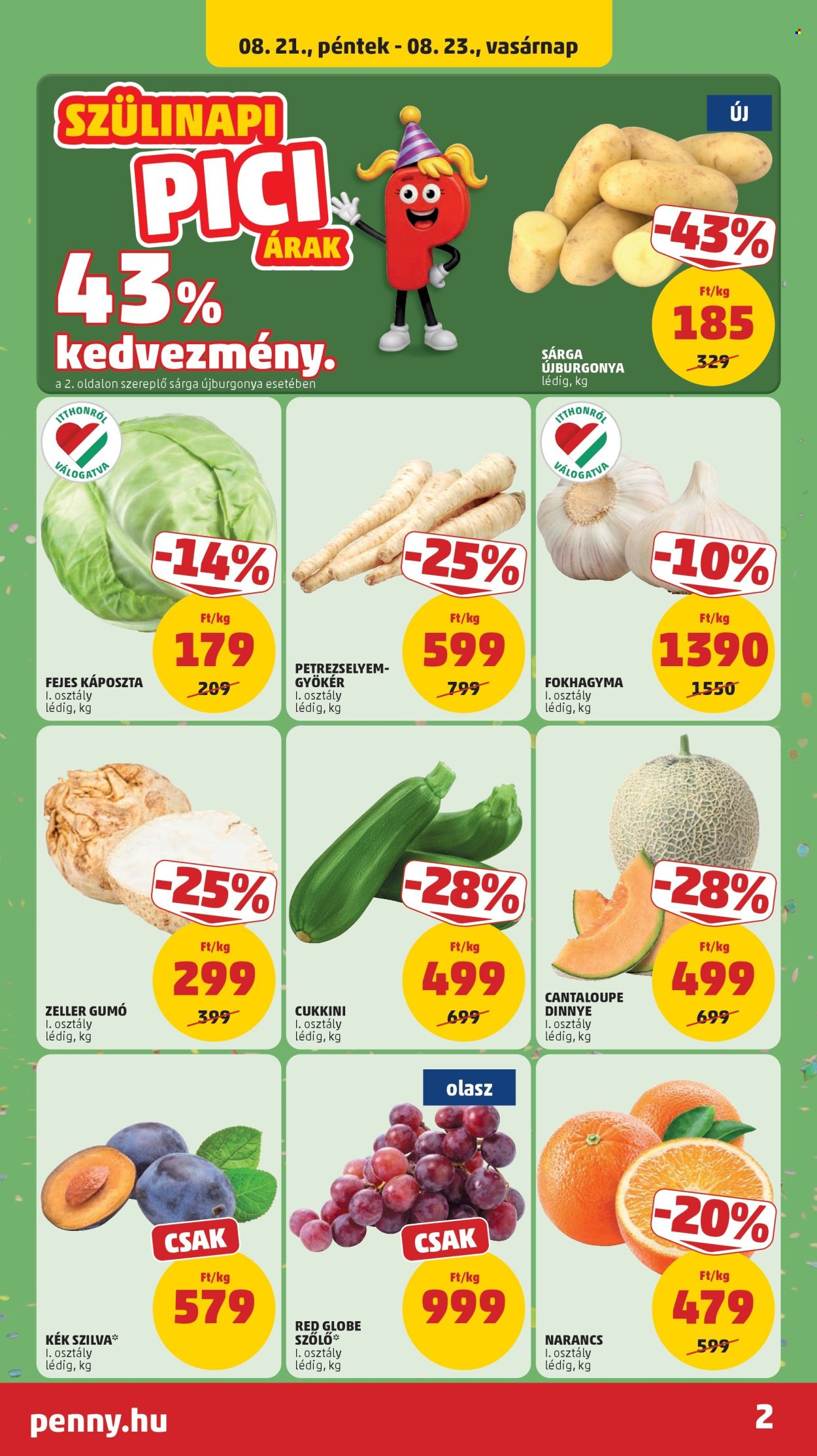 Penny Market akciós újság érvényes:  - 2026.08.21 - 2026.08.26. 2. oldal Oldal 2