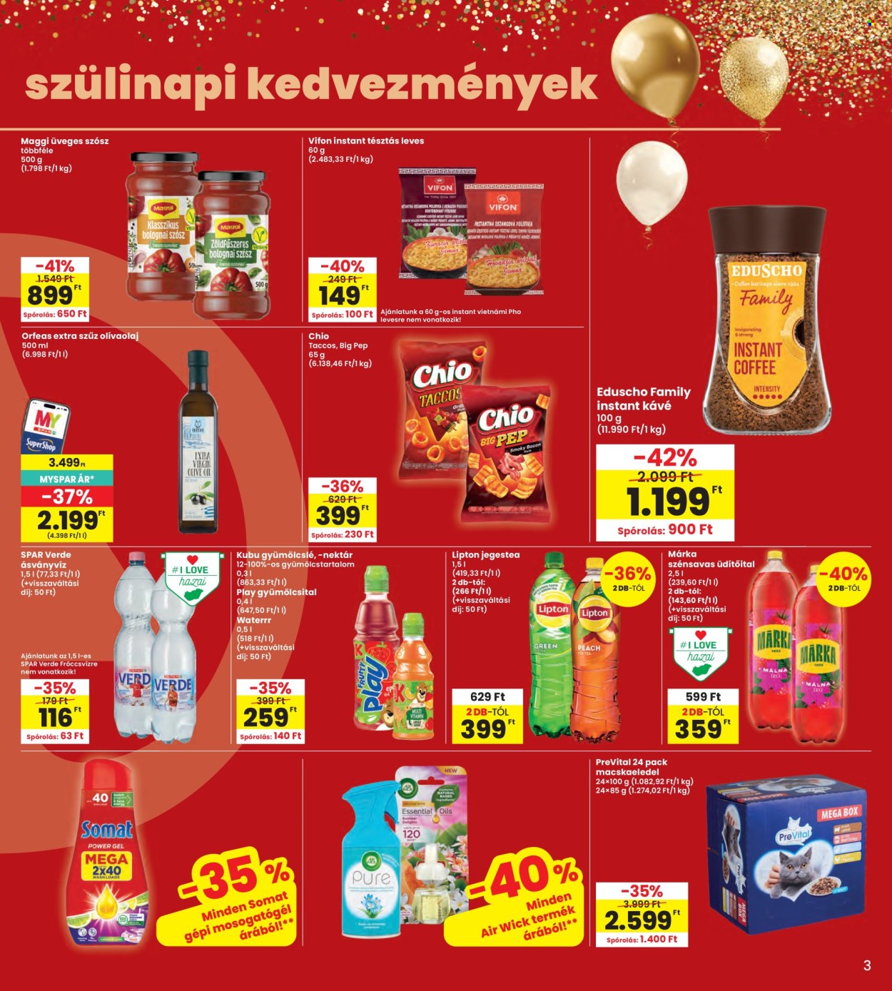 INTERSPAR akciós újság érvényes:  - 2026.08.19 - 2026.08.26. 3. oldal Oldal 3