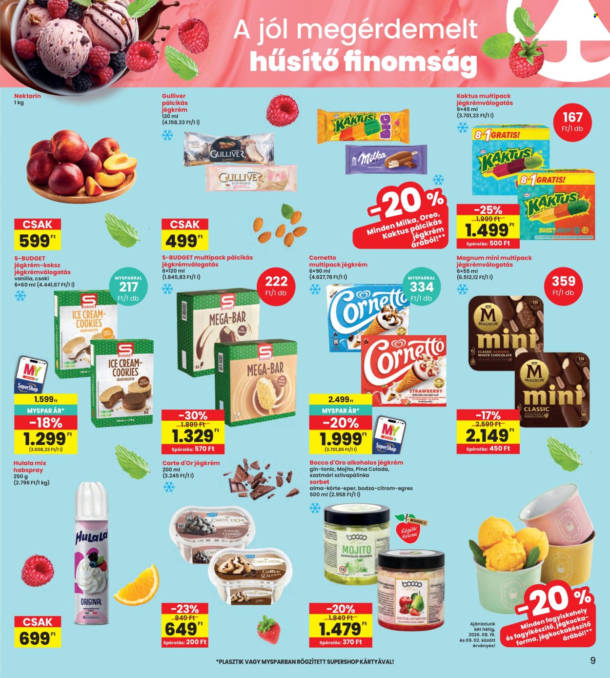 INTERSPAR akciós újság érvényes:  - 2026.08.19 - 2026.08.26. 9. oldal Oldal 9