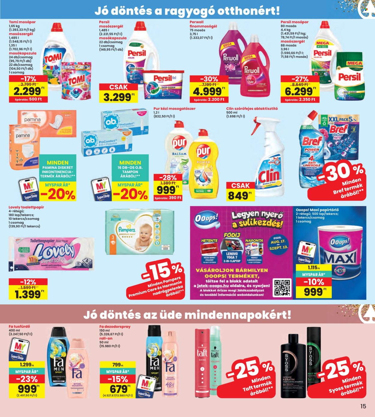 INTERSPAR akciós újság érvényes:  - 2026.08.19 - 2026.08.26. 15. oldal Oldal 15