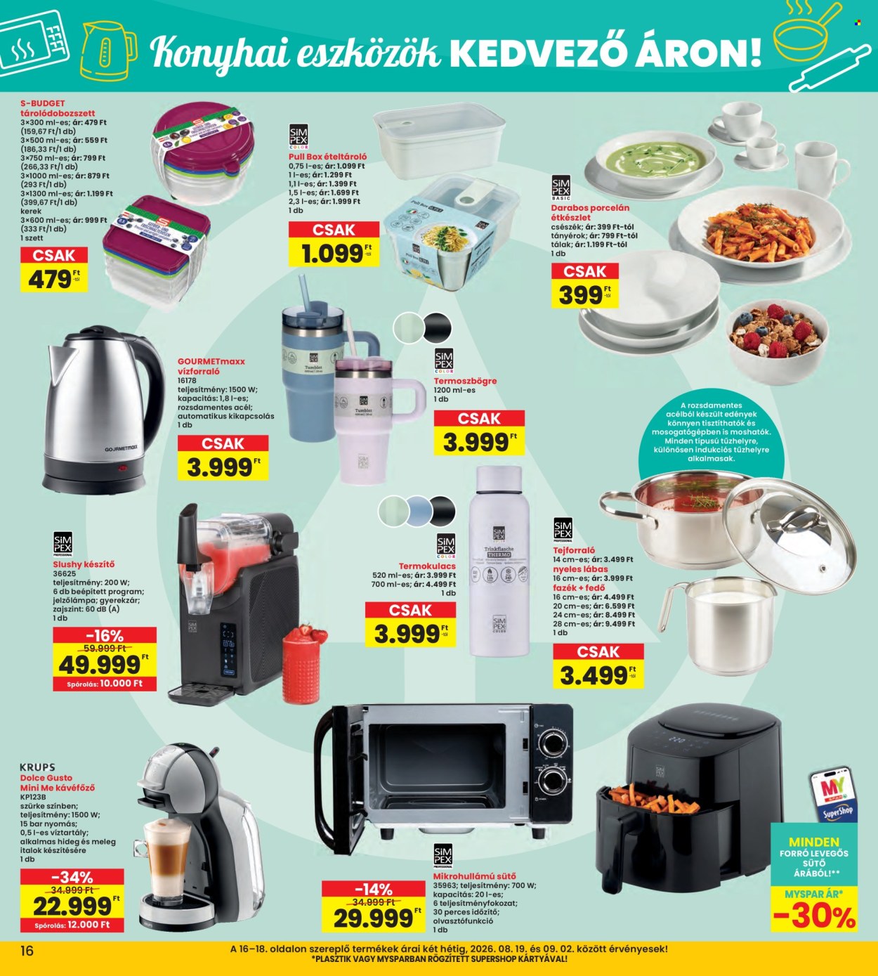 INTERSPAR akciós újság érvényes:  - 2026.08.19 - 2026.08.26. 16. oldal Oldal 16