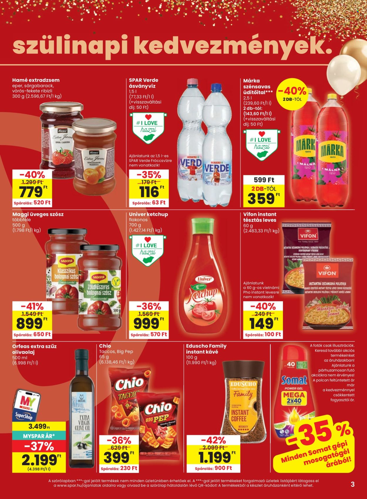 SPAR akciós újság érvényes:  - 2026.08.19 - 2026.08.26. 3. oldal Oldal 3