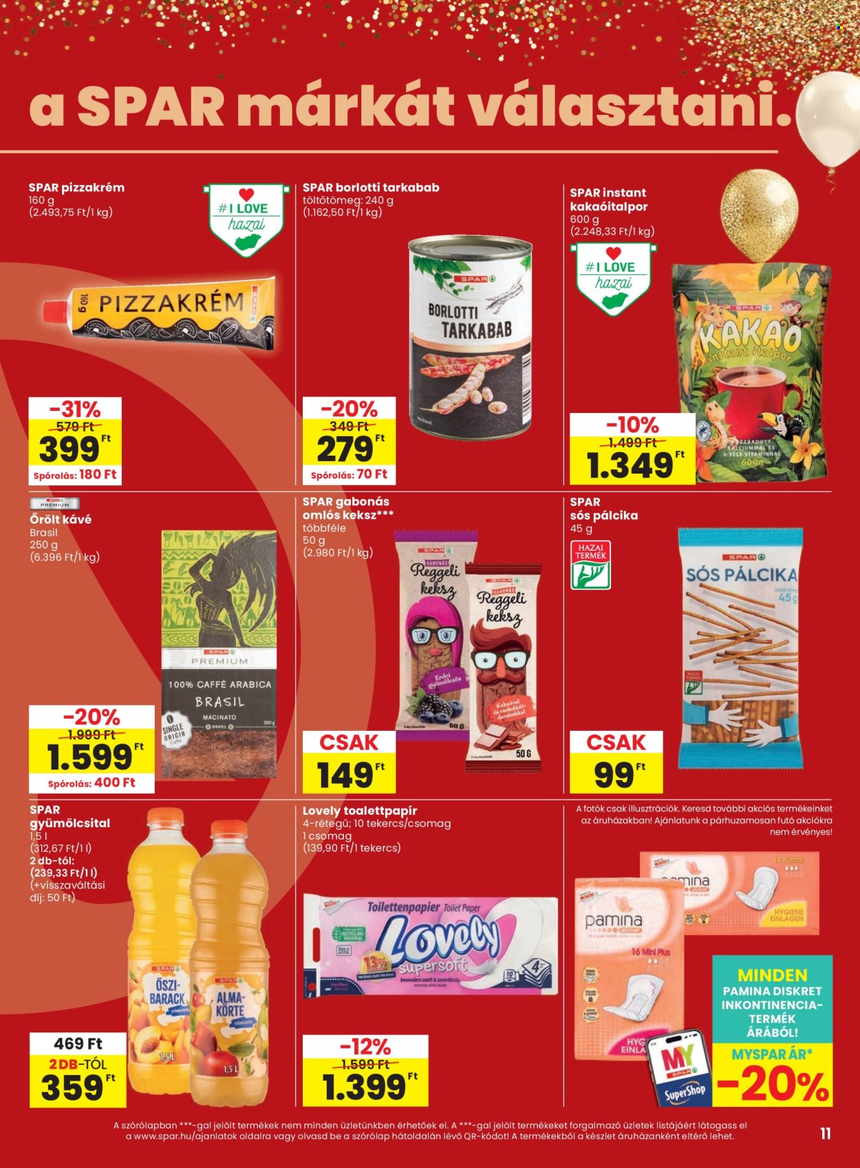 SPAR akciós újság érvényes:  - 2026.08.19 - 2026.08.26. 11. oldal Oldal 11