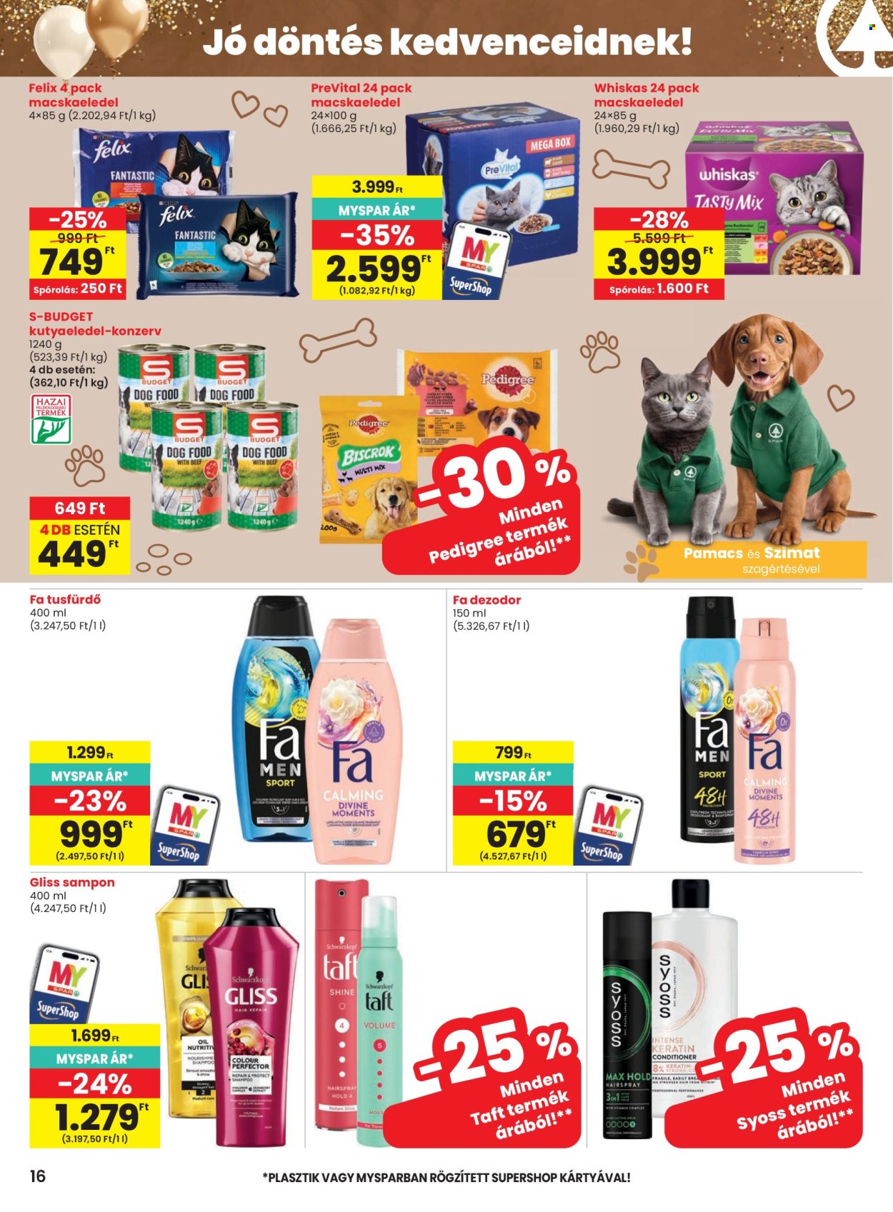 SPAR akciós újság érvényes:  - 2026.08.19 - 2026.08.26. 16. oldal Oldal 16