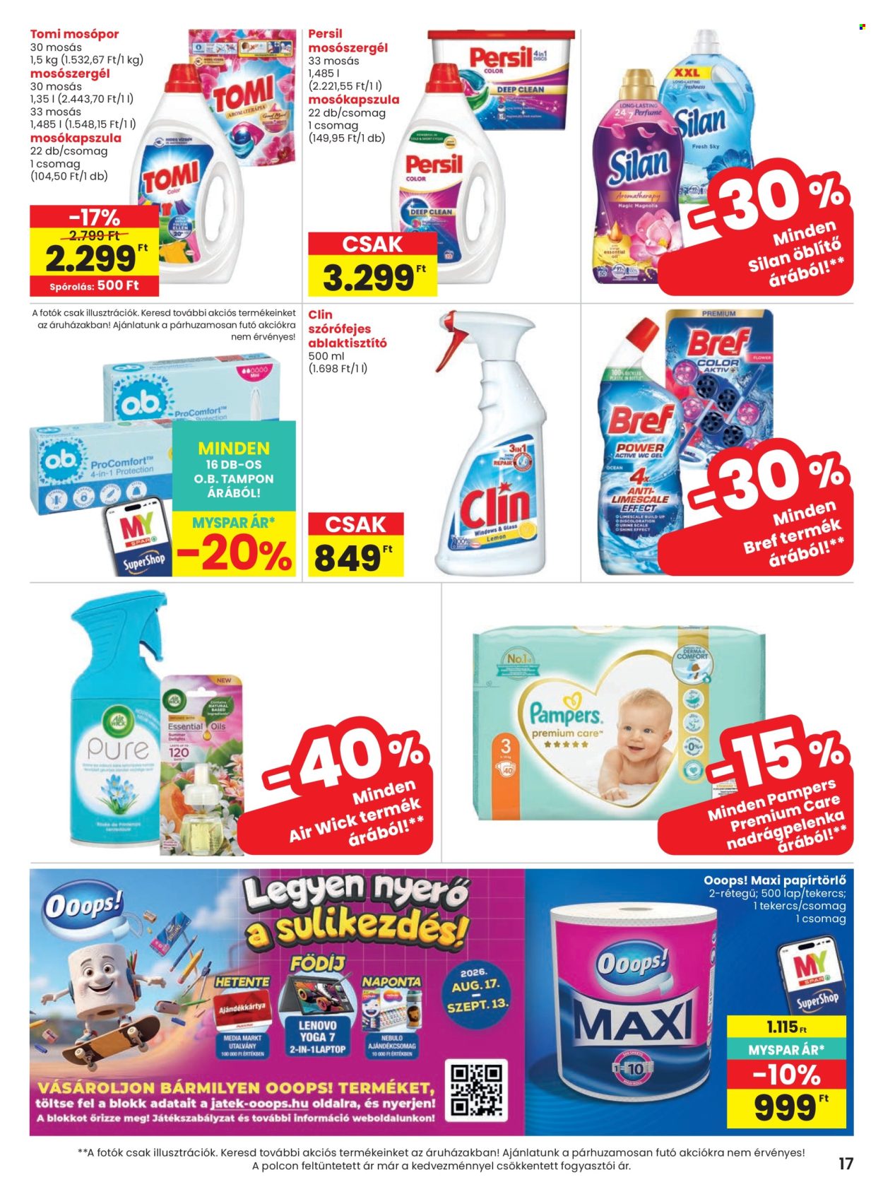 SPAR akciós újság érvényes:  - 2026.08.19 - 2026.08.26. 17. oldal Oldal 17