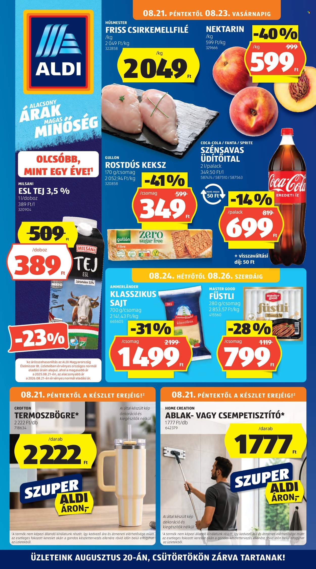 Aldi akciós újság érvényes:  - 2026.08.21 - 2026.08.26. 1. oldal Oldal 1