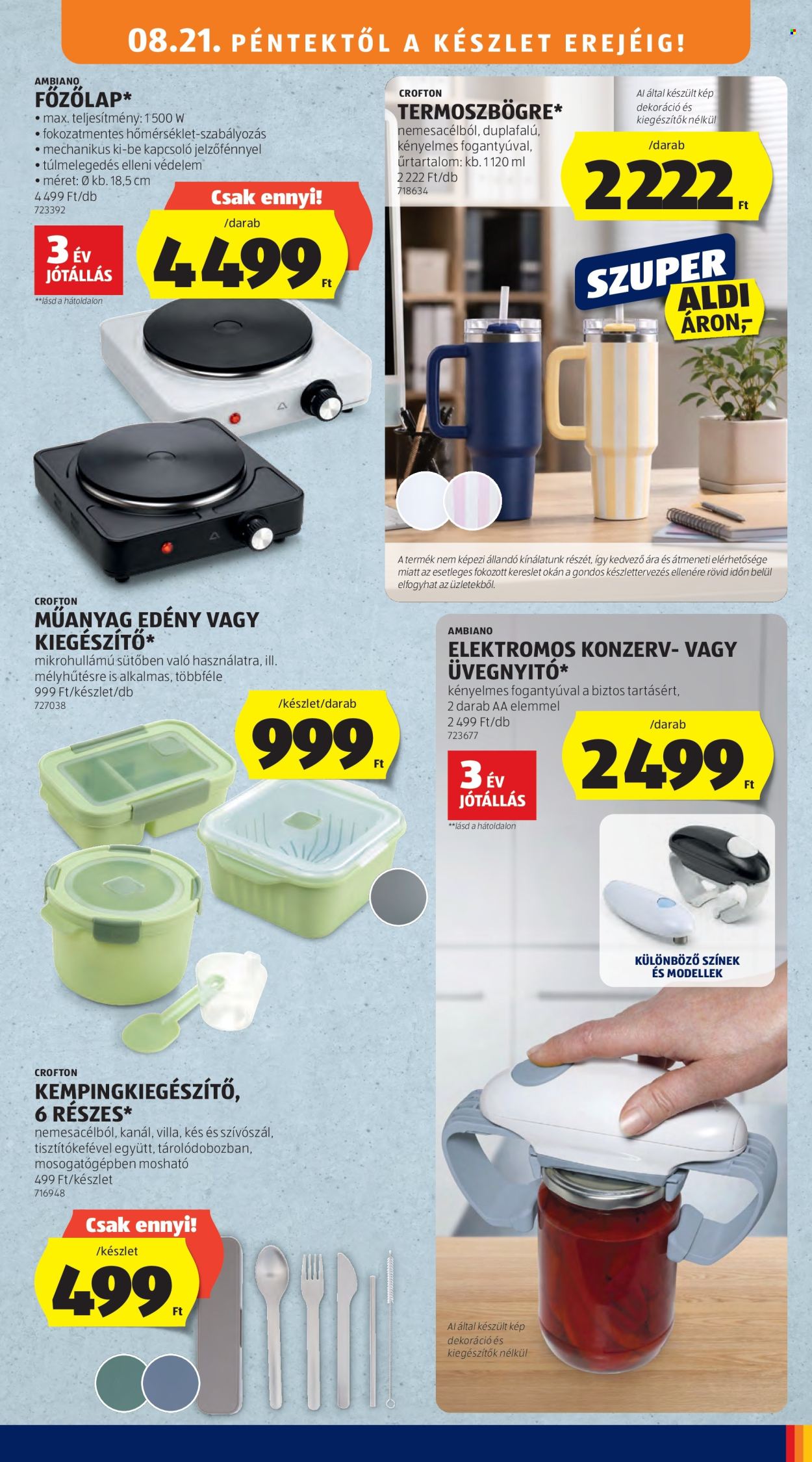 Aldi akciós újság érvényes:  - 2026.08.21 - 2026.08.26. 3. oldal Oldal 3