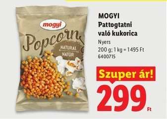 MOGYI Pattogtatni való kukorica