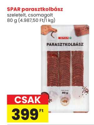 SPAR parasztkolbász