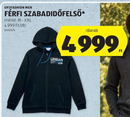 Férfi szabadidőfelső