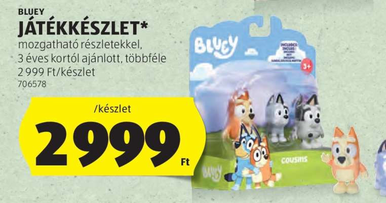 BLUEY JÁTÉKKÉSZLET