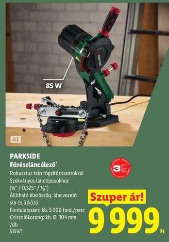 PARKSIDE Fűrészláncélező