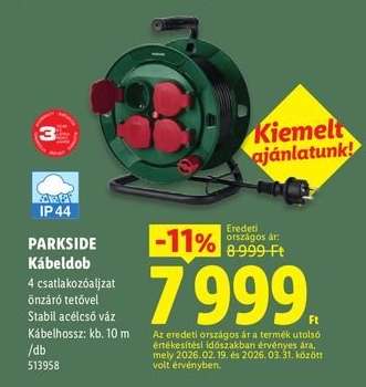 PARKSIDE Kábeldob