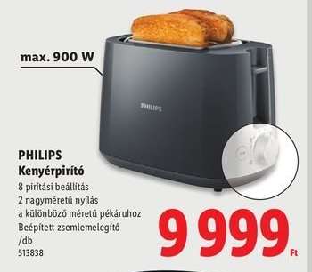 PHILIPS Kenyérpirító