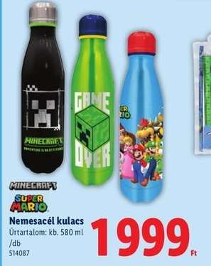 Nemesacél kulacs