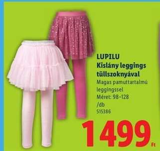 LUPILU Kislány leggings tüllszoknyával