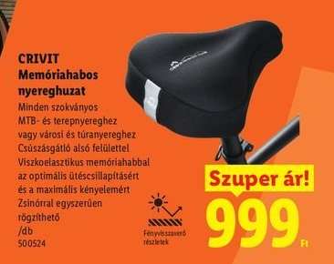 CRIVIT Memóriahabos nyereghuzat