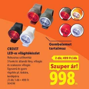 CRIVIT LED-es világítókészlet