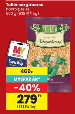 Tellér sárgaborsó