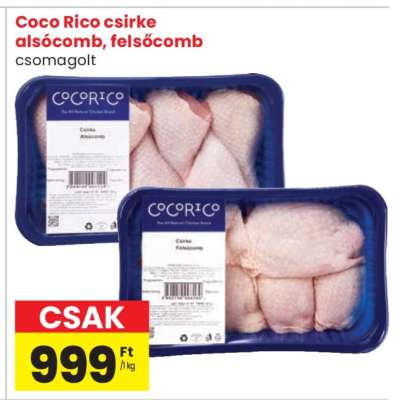 Coco Rico csirke alsócomb, felsőcomb