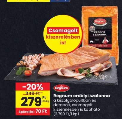 Regnum erdélyi szalonna