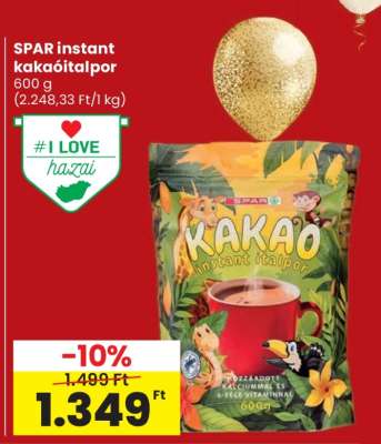 SPAR instant kakaóitalpor
