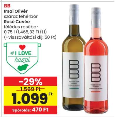 BB Irsai Olivér / Rosé Cuvée