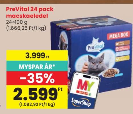 PreVital 24 pack macskaeledel