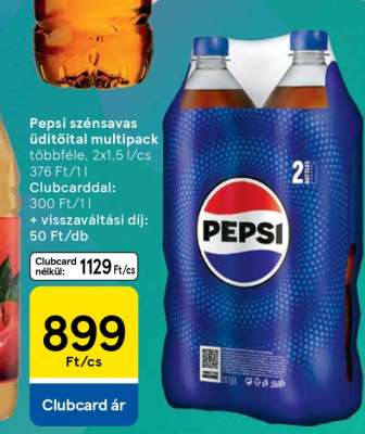 Pepsi szénsavas üdítőital multipack