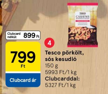 Tesco pörkölt, sós kesudió