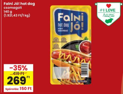 FALNI JÓ! HOT DOG