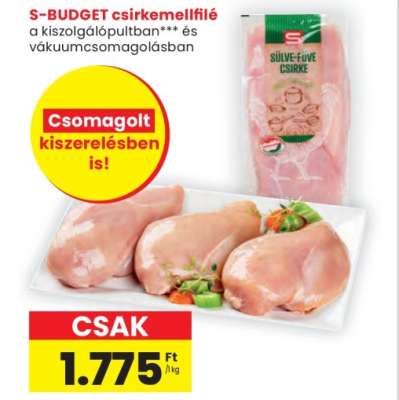 S-BUDGET csirkemellfilé