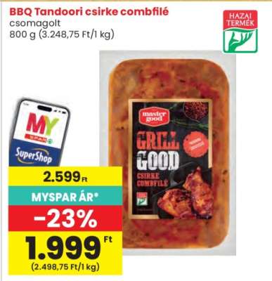 BBQ Tandoori csirke combfilé