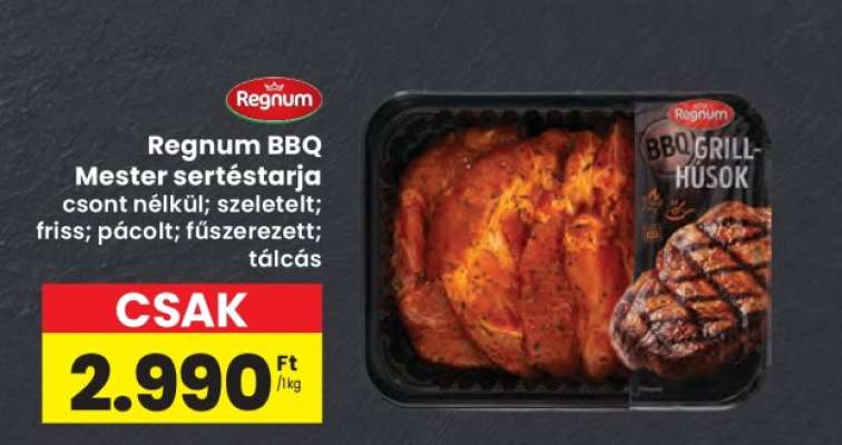 Regnum BBQ Mester sertéstarja
