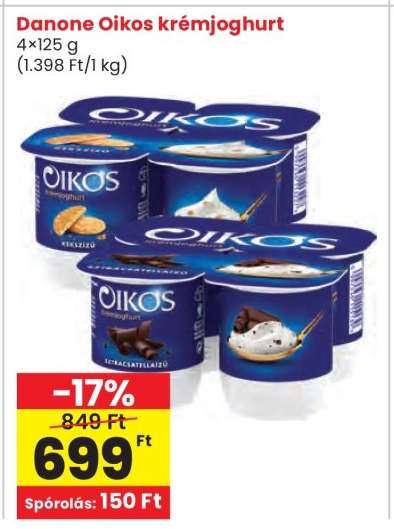 DANONE Oikos krémjoghurt