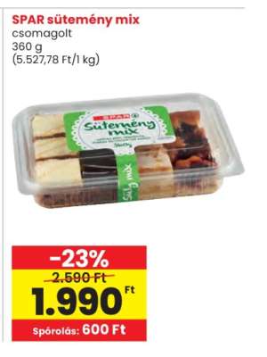 SPAR sütemény mix